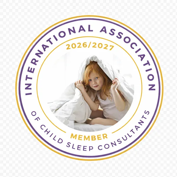 International Association of Child Sleep Consultants member badge 2026-2027